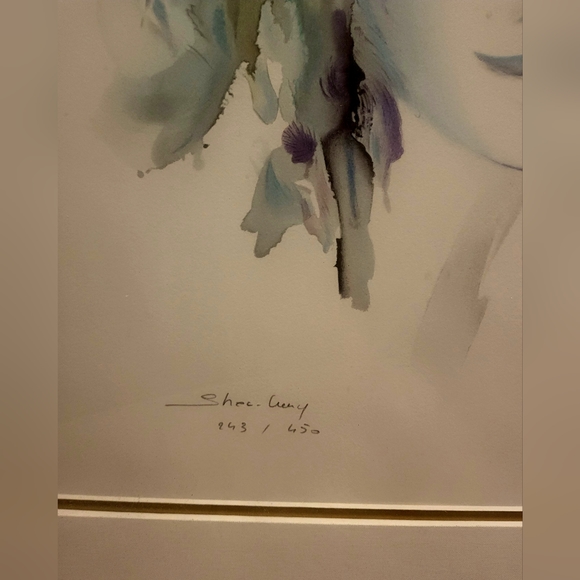 Rare & Original Hand Signed Shan Merry Artist Proof Seriolithograph Framed Art - Picture 5 of 5